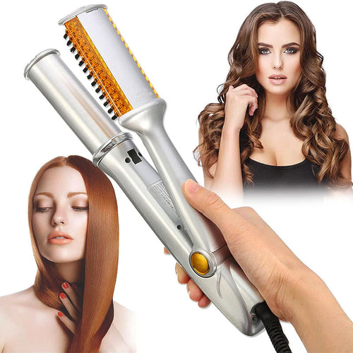 2-in-1 Professional Rotating Iron Hair Brush